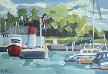 Load image into Gallery viewer, Light on the Marina // 4”x6”
