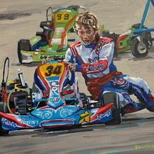Load image into Gallery viewer, 8x10 Commissioned Motorsport Art