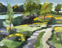 Load image into Gallery viewer, Golden Pathway // 9”x12”